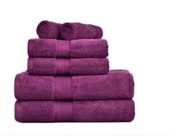 Single Ply Carded 6 Pieces 500GSM 100% Cotton Towel Set By Amelia -Bedding Store 9 7 2