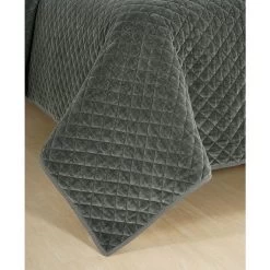 Amalia Cotton Velvet Quilted Comforter Set By Park Avenue 7 Amalia Cotton Velvet Quilted Comforter Set By Park Avenue -Bedding Store amalia cotton velvet quilted comforter set by park avenue 3