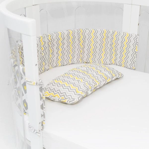 Cot Bumper & Pillow Set By Amani Bebe 4 Cot Bumper & Pillow Set By Amani Bebe - Image 2