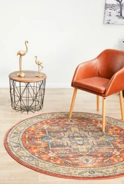 Legacy 850 Terracotta Round By Rug Culture