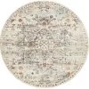 Century 911 Silver Round By Rug Culture