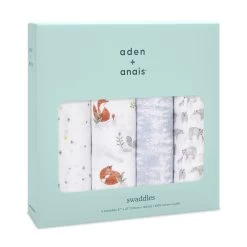 Naturally 4-pack Muslin Swaddles By Aden And Anais -Bedding Store aswc40010j 2 classic swaddle 4pk naturally 2048x