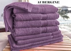 7 Pack Egyptian Cotton Towel Set By Ramesses