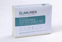 1200 TC Organic Cotton Cream King Bed Sheet Set By Elan Linen 14 1200 TC Organic Cotton Cream King Bed Sheet Set By Elan Linen -Bedding Store b08fg98mcy 1 1