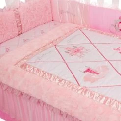Ballerina Princess Cot Set 4pce By Amani Bebe -Bedding Store ballerina princess 4pceset 650x650 1