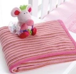 Playgro Ballerina Mouse Knitted Blanket By Babyhood
