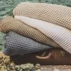 Cotton Waffle Blanket By Bambury