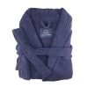 Egyptian Cotton Navy Terry Toweling Bathrobe