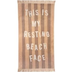 Beach Face Towel By Bambury