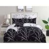 Black Tree Reversible Quilt Cover Set By Fabric Fantastic