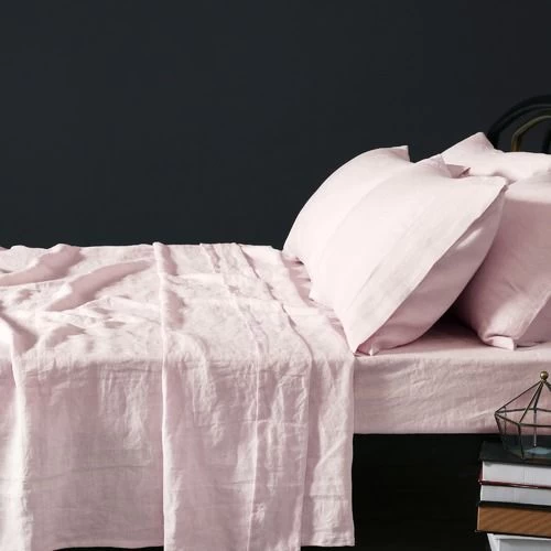 100% Linen Double Sheet Set By Vintage Design - Image 6