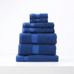 7pc Brentwood 650 GSM Low Twist Cotton Bath Towel Set By Renee Taylor -Bedding Store brentwood 650 gsm low twist 7 piece hand towel by renee taylor 4