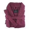 Burgundy Egyptian Cotton Terry Toweling Bathrobe -Bedding Store burgundy robe