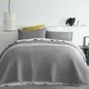 Charcoal Dexter Queen Coverlet Set By Accessorize -Bedding Store charcoal dexter queen coverlet set by accessorize