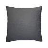 French Linen European Pillowcase By Bambury -Bedding Store charcoal linen euro