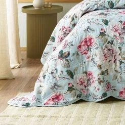Charlene Blue Bedspread Set By Bianca -Bedding Store charlene bedspread set by bianca 3