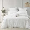 Colca Queen Quilt Cover Set White By Bianca