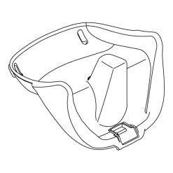 Fresco Chrome Booster Seat In White By Bloom