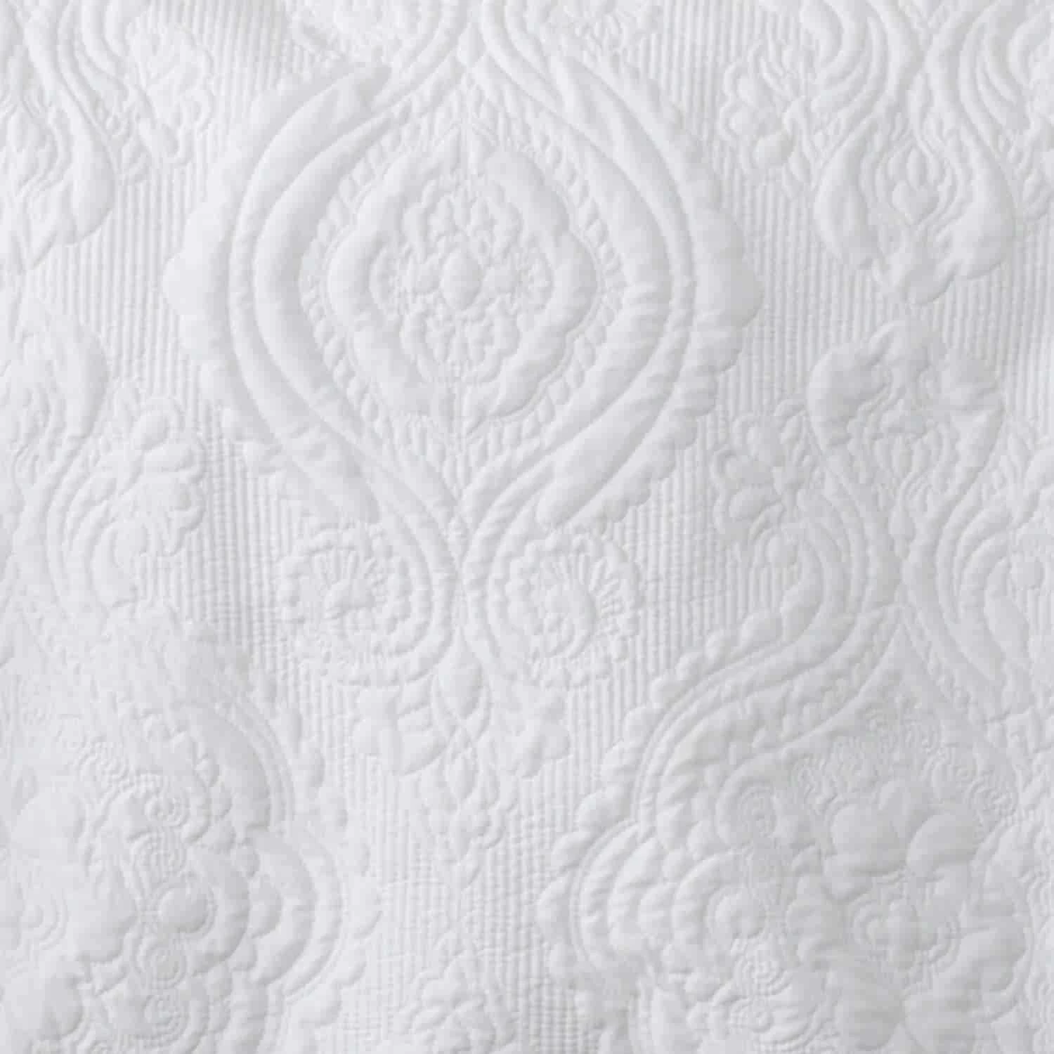 Cordelia White Single Bedspread Set By Bianca 4 Cordelia White Single Bedspread Set By Bianca - Image 2