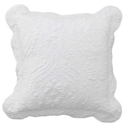 Cordelia White Square Cushion By Bianca