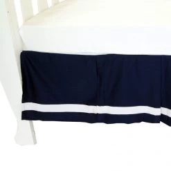 Cot Valance Breezy Blue By Babyhood