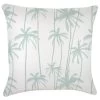 Cushion Cover Coastal Fringe Tall Palms Smoke By Escape To Paradise -Bedding Store cushion cover coastal fringe tall palms smoke by escape to paradise