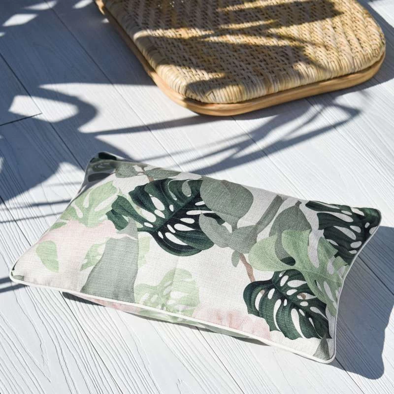 Cushion Cover With Piping Hanoi By Escape To Paradise - Image 2