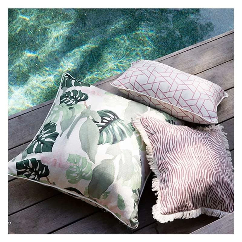 Cushion Cover With Piping Hanoi By Escape To Paradise - Image 3