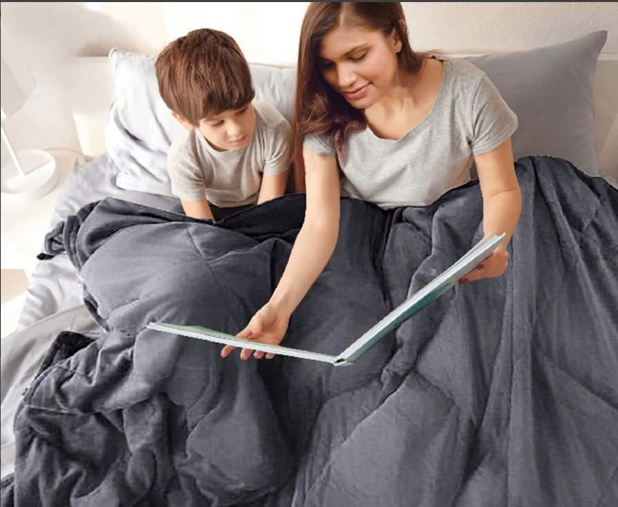Dark Grey Comfort Weighted Blanket 3 Dark Grey Comfort Weighted Blanket