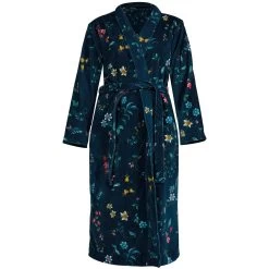 Les Fleurs Cotton Bathrobe By Pip Studio 21 Les Fleurs Cotton Bathrobe By Pip Studio -Bedding Store darkblue 1