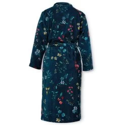 Les Fleurs Cotton Bathrobe By Pip Studio 20 Les Fleurs Cotton Bathrobe By Pip Studio -Bedding Store darkblue 2