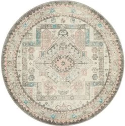 Avenue 704 Silver Round By Rug Culture -Bedding Store ddsbhf
