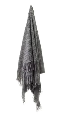 Chester Declan Throw Rug Charcoal By Bianca