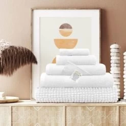 5 Sizes Linenova 100% Cotton Towels
