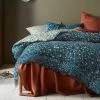 Lisa Teal Printed Cotton Comforter Set By Accessorize