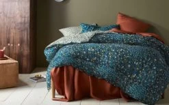 Lisa Teal Printed Cotton Comforter Set By Accessorize