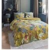 Partout Des Fleurs Gold Cotton Sateen Quilt Cover Sets By Bedding House