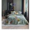 Partout Des Fleurs Green Cotton Sateen Quilt Cover Sets By Bedding House