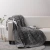 Chinchilla 250 GSM Faux Fur Heated Throw 120x160cm -Bedding Store dreamaker chinchilla 250 gsm faux fur heated throw 120x160cm 1