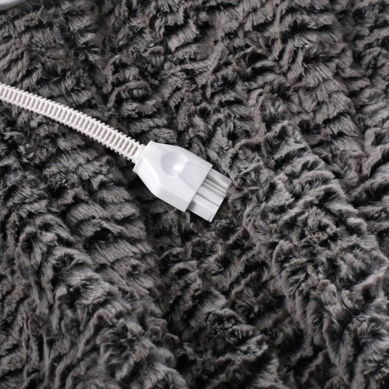 Chinchilla 250 GSM Faux Fur Heated Throw 120x160cm 7 Chinchilla 250 GSM Faux Fur Heated Throw 120x160cm - Image 5
