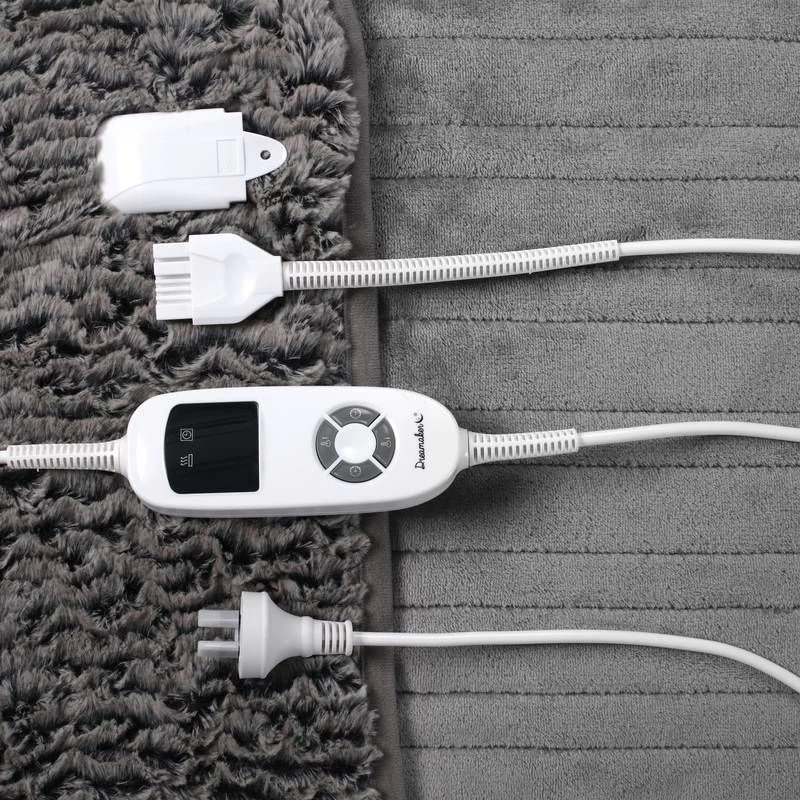 Chinchilla 250 GSM Faux Fur Heated Throw 120x160cm 5 Chinchilla 250 GSM Faux Fur Heated Throw 120x160cm - Image 3