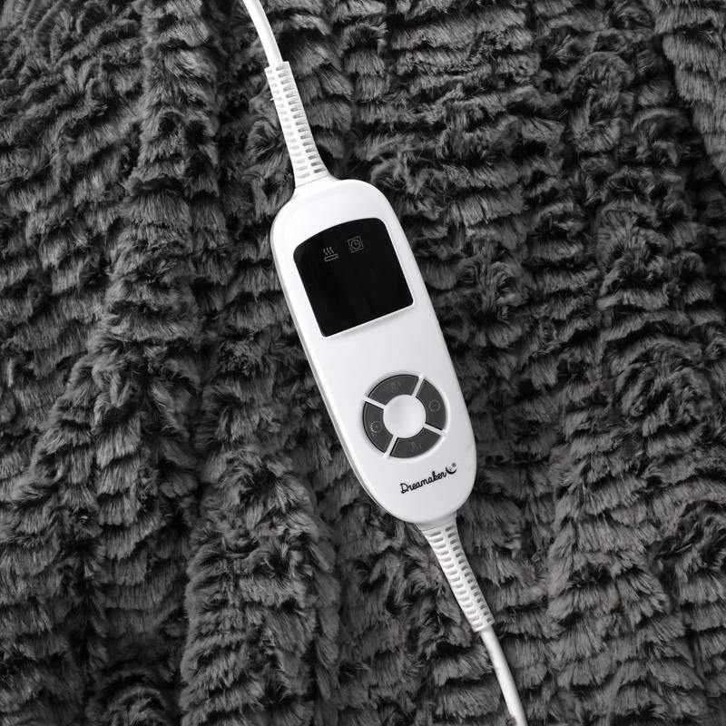 Chinchilla 250 GSM Faux Fur Heated Throw 120x160cm 8 Chinchilla 250 GSM Faux Fur Heated Throw 120x160cm - Image 6