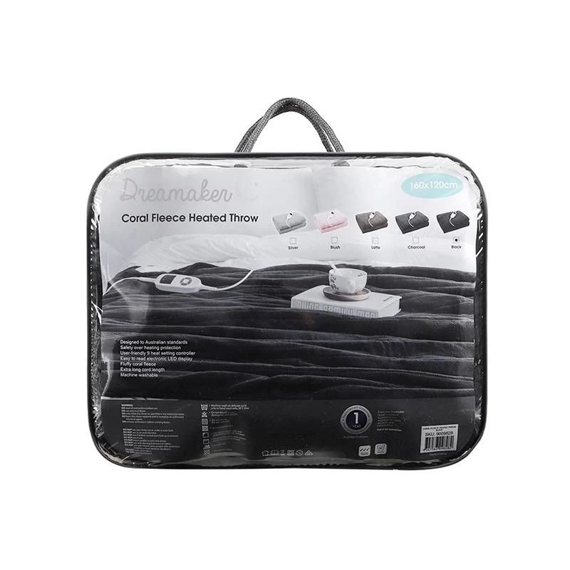 Chinchilla 250 GSM Faux Fur Heated Throw 120x160cm 4 Chinchilla 250 GSM Faux Fur Heated Throw 120x160cm - Image 2