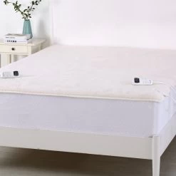 Fleece Top Multizone Electric Blanket Queen Bed -Bedding Store dreamaker fleece top multizone electric blanket queen bed 1