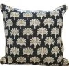 Navy Palm Decorative Cushion Cover By Kolka -Bedding Store dsdjksdjk