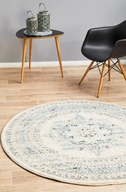 Century 922 White Round By Rug Culture