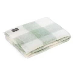 Eden Mohair Check Knee Throw Rug By St Albans