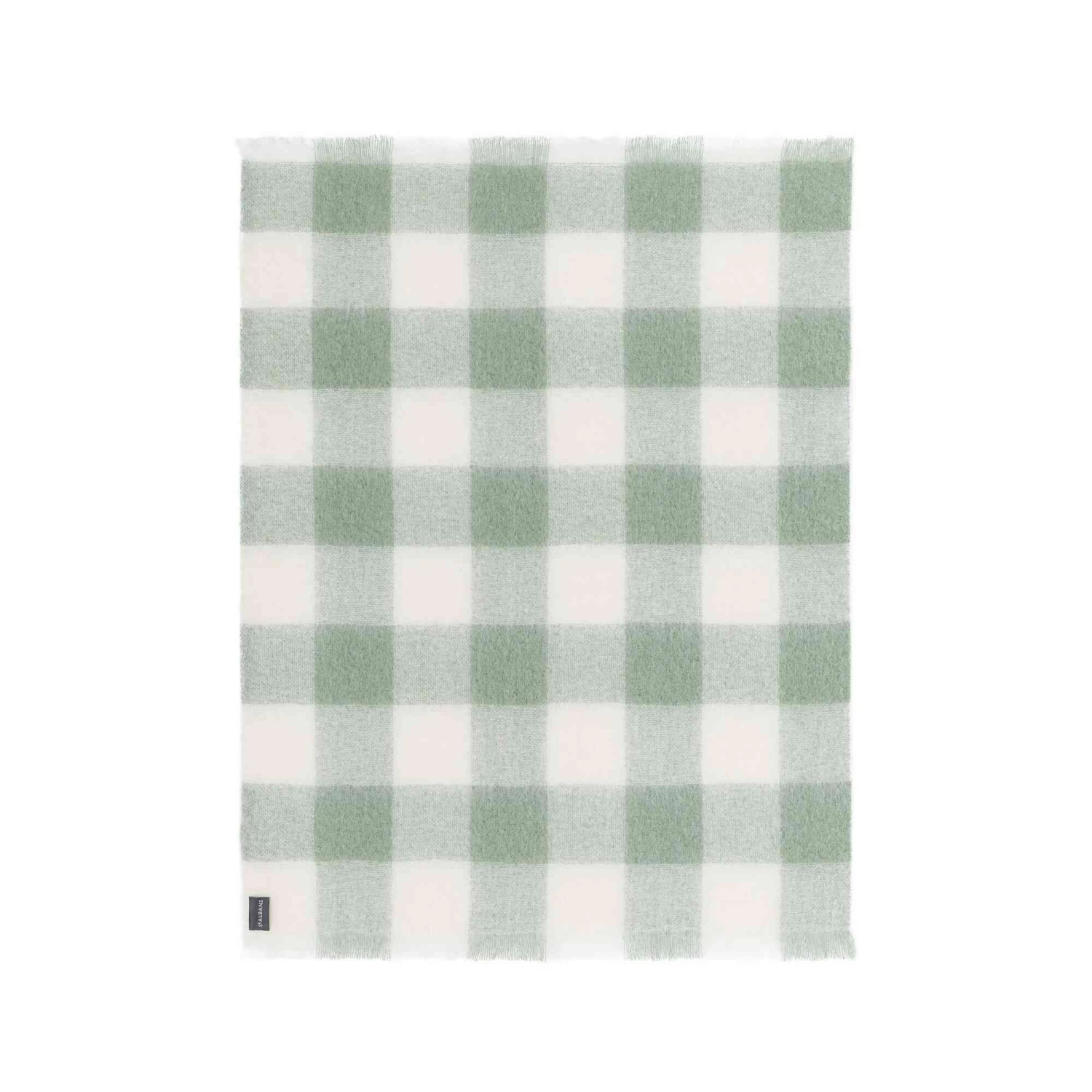 Eden Mohair Check Knee Throw Rug By St Albans 4 Eden Mohair Check Knee Throw Rug By St Albans - Image 2