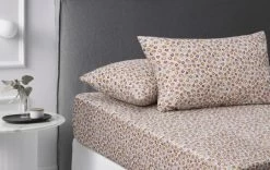 Lisa Green Printed Cotton Fitted Sheet Set By Accessorize