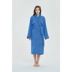 Egyptian Cotton Terry Toweling Bathrobe By Kingtex -Bedding Store egyptian cotton terry toweling bathrobe by kingtex 14